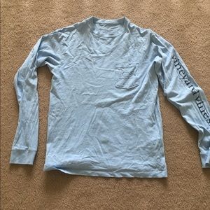 Blue Vineyard Vines Long Sleeve T shirt